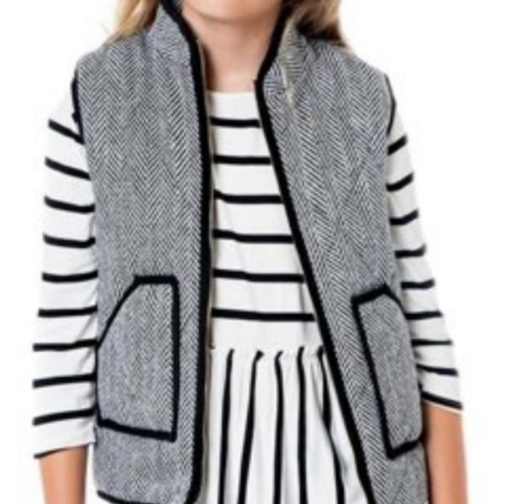 Pomelo Herringbone Vest
